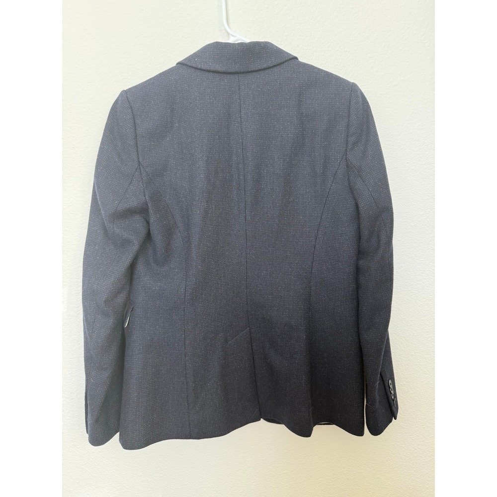 Jigsaw Womens Jacket 6 Navy Wool Tailored Blazer Single‎ Button Work Business - Picture 2 of 10